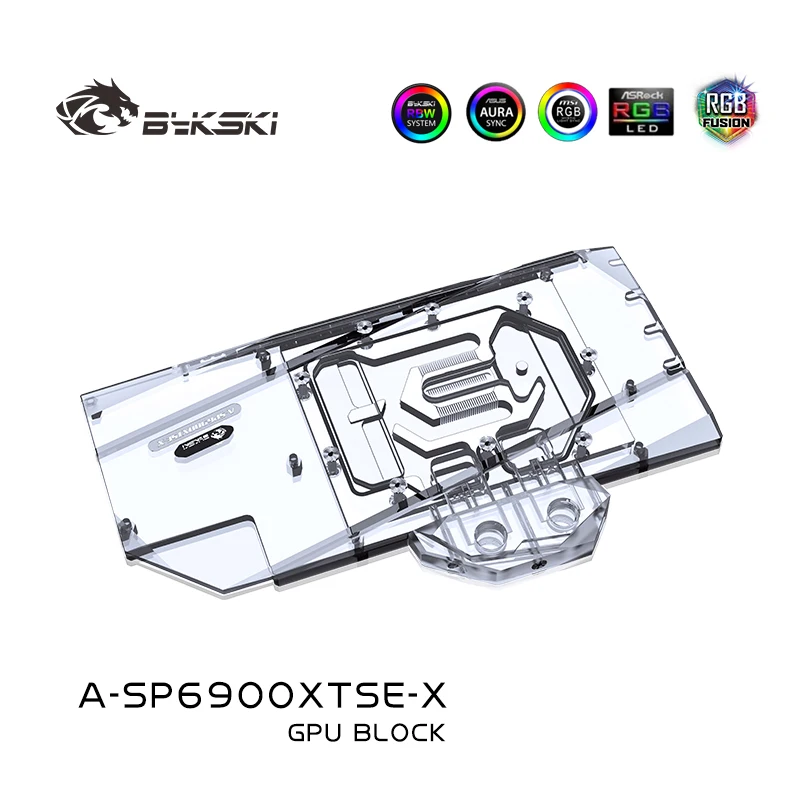 Bykski GPU Water Block for SAP - Rx 6900 Xt 16Gb recension och pris